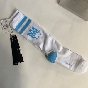 Brand new, Ameri socks, only size, baby, blue, and white